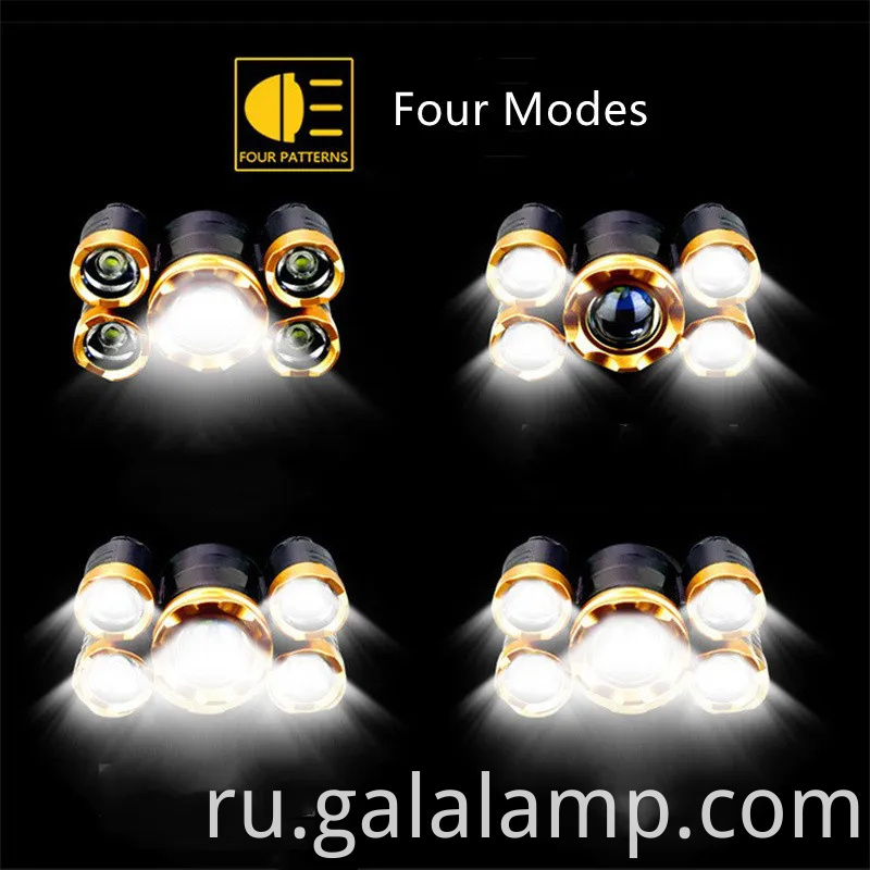 Многоцелевая USB-заряжаемая фара для кемпинга и рыбалки